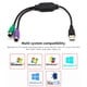 thumbnail image 4 of Cable adaptador DaFurui PS/2 hembra a USB macho para teclado de PC, 4 of 9