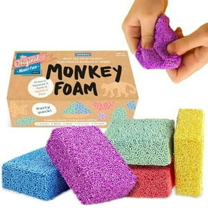 Espuma Sensorial Squishy Monkey Foam Impresa Para Niños Mayores De 3 Años