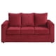 thumbnail image 1 of Sofa Kendy 3c Felpa 30 Rojo, 1 of 6