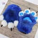 thumbnail image 2 of Guantes Fursuit Paws Furry Partial Cosplay Con Forma De Garra Esponjosa Azules, 2 of 3