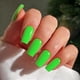thumbnail image 2 of Pulse On Nails JOYVVEW, cuadrado medio largo, verde brillante, 2 of 7