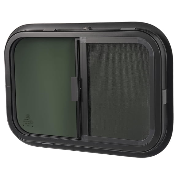 Ventana para autocaravana HECASA 53 cm x 36 cm tintada con pantalla de malla