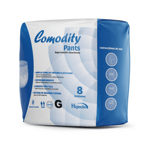 Higieclin - Pañales Para Adultos Comodity Pants Tallas G 8 Unid.