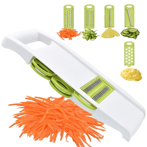 Mandolina Cortadora NACOLUS 5 en 1 para Verduras - Verde