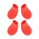 thumbnail image 2 of Botas De Lluvia Para Perros Zapatos De Nieve Impermeables Protector De Pata Botines De Exterior Rojo L, 2 of 5