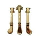 thumbnail image 2 of Pedales De Piano Verticales De 3 Piezas, Dorados, Para Accesorios De Instrumentos Musicales, Ejercicio, 2 Agujeros, 2 of 5