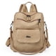 thumbnail image 1 of Large Women Backpack Purse Anti-theft Fashion Casual Lightweight Ladies Travel PU Washed Leather Ladies Rucksack Shoulder Bag, 1 of 3