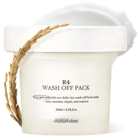 Mascarilla facial NATURECLASS R4 4 en 1 para el cuidado de poros, 100 ml