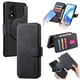 thumbnail image 1 of Funda Billetera Magnética para Honor X7B Soporte Tarjetas Desmontable Negro, 1 of 6