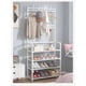 thumbnail image 2 of Organizador Perchero Zapatero Metálico Closet Blanco, 2 of 3