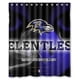thumbnail image 1 of Cortina de ducha de los Baltimore Ravens, juego de cortina de baño con ganchos, tamaño 60 x 72 pulgadas, 1 of 3