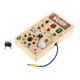 thumbnail image 2 of Tablero Ocupado De Madera Con Juguete Montessori De Luz LED Para Niños En Edad Preescolar De Navidad, 2 of 5