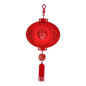 Magideal - Linterna China De La 3D Con Personaje Fu, Linterna Decorativa Para Interiores, Exteriores, Bodas, Decoración De Celebración De Año Nuevo Chino , 30Cmx55Cm