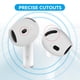 thumbnail image 2 of Almohadillas YSIUENG de silicona ultrafinas para AirPods 4 (5 pares), 2 of 7