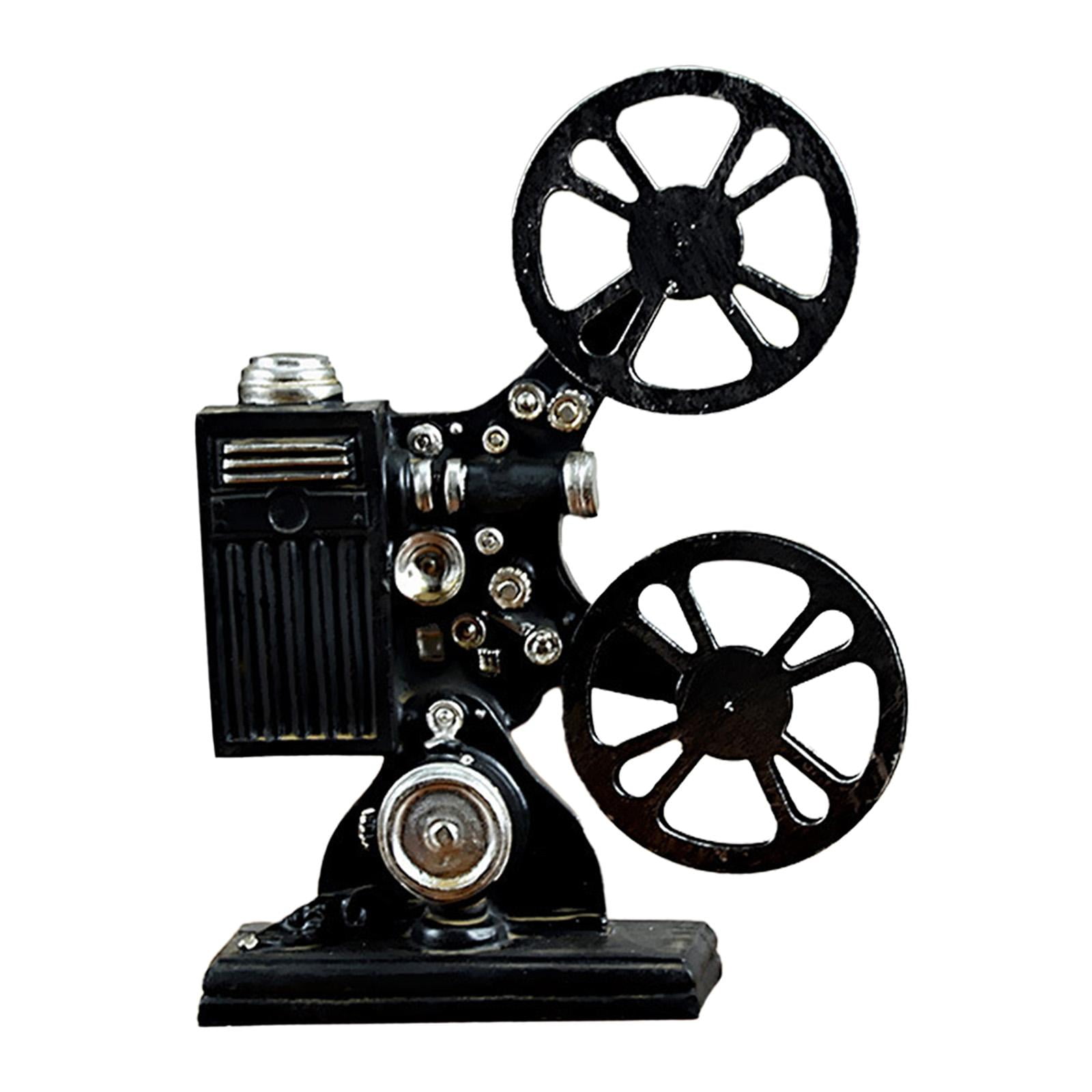 Magideal - Proyector De Película Retro, Modelo De Adorno, Estatua De Resina, Artesanía Realista, Decoración De Mesa Para Interior Y Exterior, Decoración De Jardí