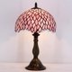 thumbnail image 2 of Lámpara de mesa WERFACTORY 45 cm, vidrio pintado rosa wisteria, 2 of 8