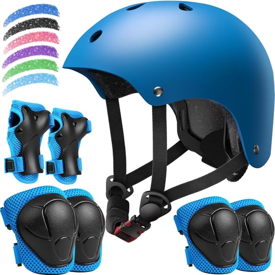 Casco De Bicicleta Darme 48‑57 cm + Set De Protecciones Para Niños