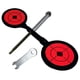 thumbnail image 1 of Objetivo de tiro portátil, de restablecimiento automático, colgante de montaje en árbol, objetivo de restablecimiento de rotación de 360, 1 of 5