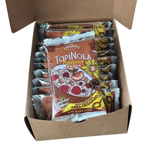 Topinola Express Cacao - Desayuno funcional con Avena + Topinambur + Cacao