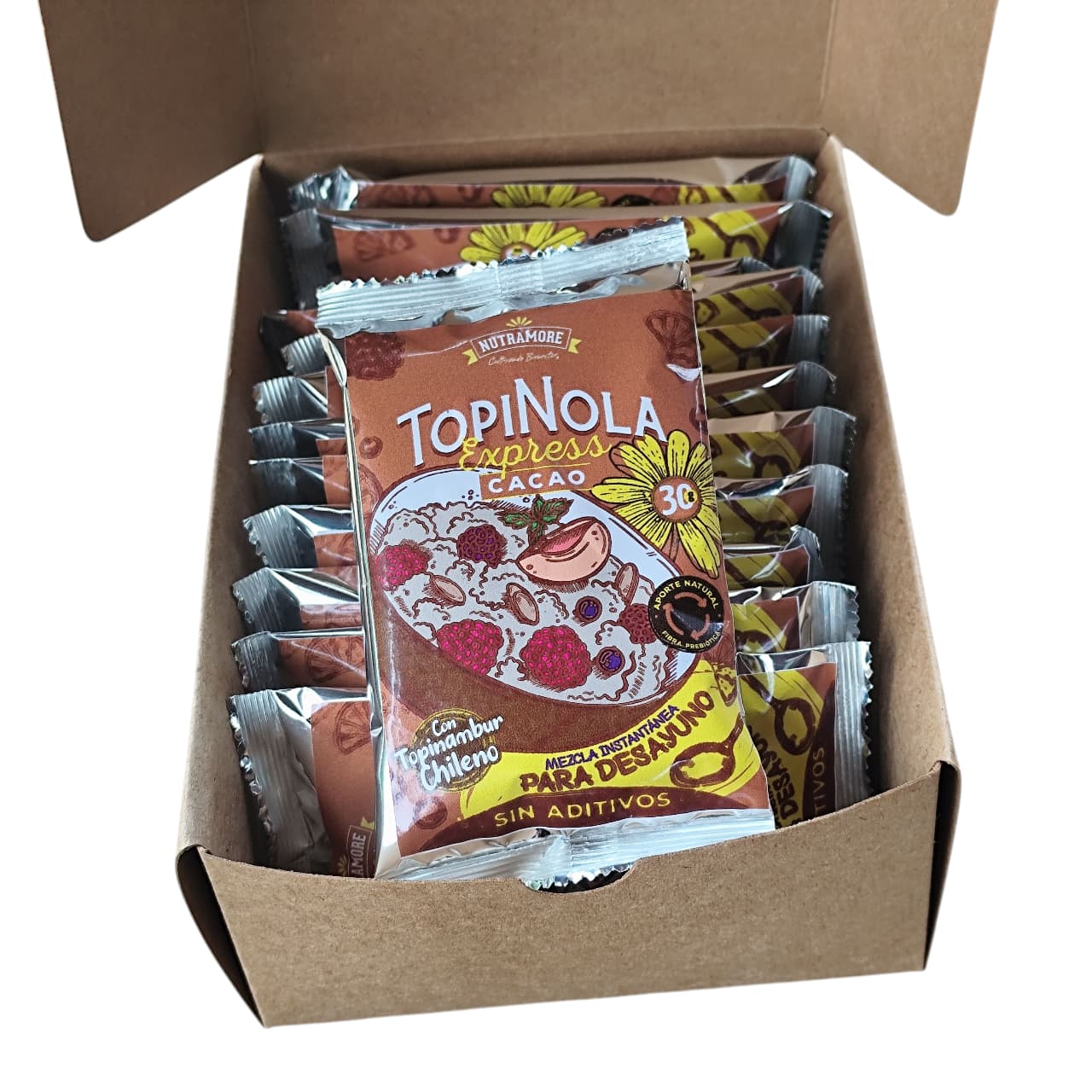 Nutramore - Topinola Express - Desayuno Funcional Con Avena + Topinambur + Cacao