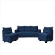 thumbnail image 1 of Juego De Living Mateo 3-1-1 Cuerpos Azul, 1 of 9