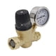 thumbnail image 2 of Regulador de presión de agua RV Regulador de agua para autocaravana con manómetro Regulador de presión de agua de latón ajustable para plomería Remolq, 2 of 5