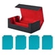 thumbnail image 1 of Caja De Baraja De Cartas Coleccionables, Juguete De Tarjeta De Recolección Fuerte, Estuche Para Tarjetas Deportivas De Cuero PU, Negro, Rojo Con Azul, 1 of 5