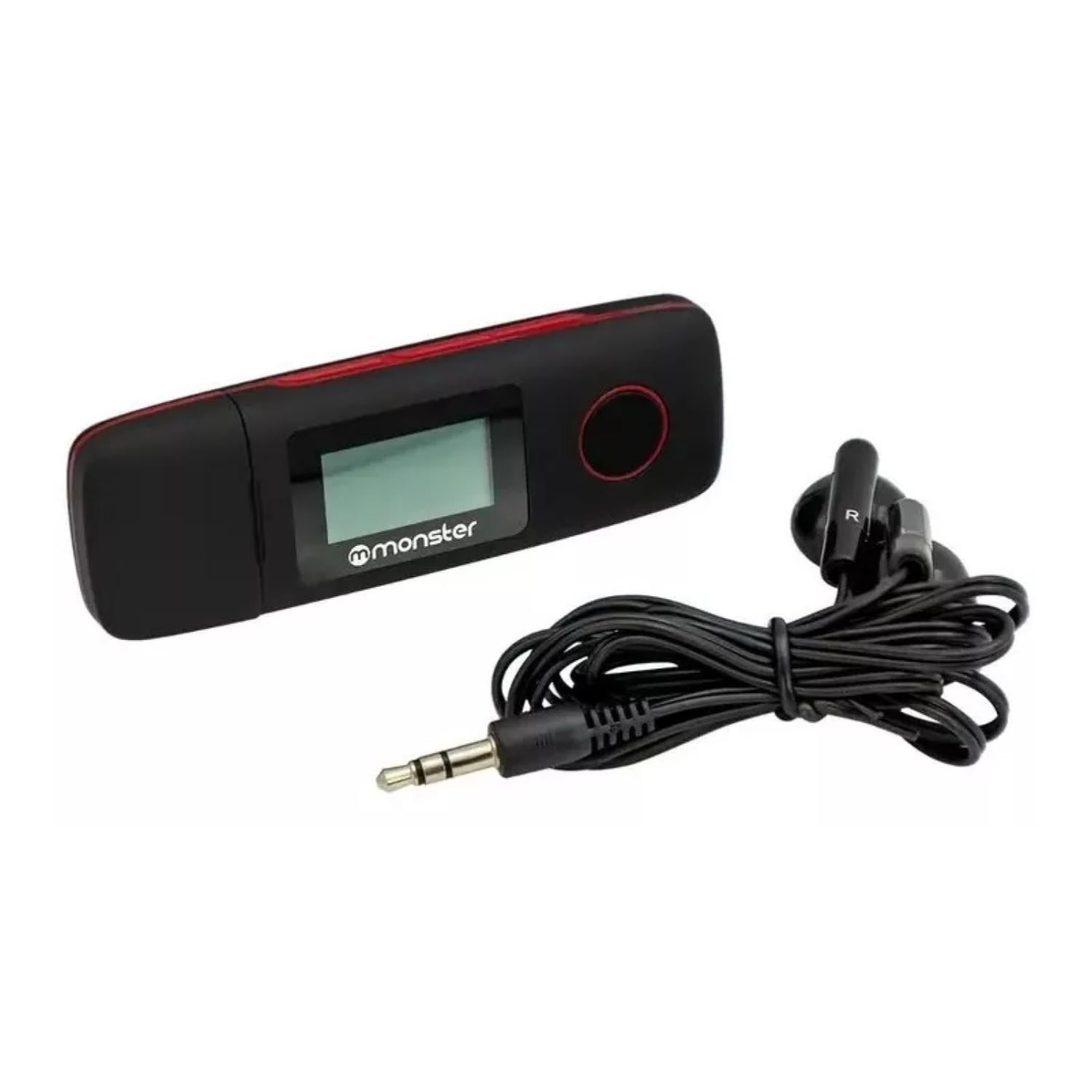 Monster - Reproductor Mp3 16gb Grabador De Voz Usb X087bl