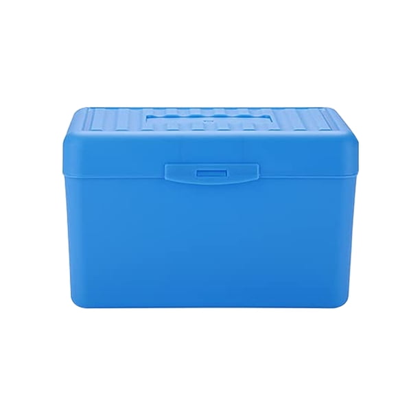Caja apilable para tarjetas de índice con tapa abatible de 3 x 5 pulgadas, capacidad para tarjetas, caja de almacenamiento de escritorio de 14,5 x 8,5 x 9 cm