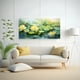 thumbnail image 2 of Cuadro flores de loto amarillo y verde 100x50 cm, 2 of 3
