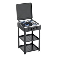 Nevi Express - Cocina A Gas Pedestal 4 Quemadores Con Patas Y Visor