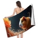 thumbnail image 4 of Cobaya Toalla de playa de secado rápido con diseño temático, regalo para mujeres y niñas, ideal para cumpleaños, fans, amantes de la música, uso en la playa o al aire libre, 78 × 150 cm, 4 of 6