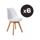 thumbnail image 2 of Silla de comedor Tienda El Garage Eames acolchada color blanco x 6 unidades, 2 of 2