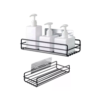 Importclick - Organizador Ducha Repisa Metal Incluye Adhesivo Inoxidable