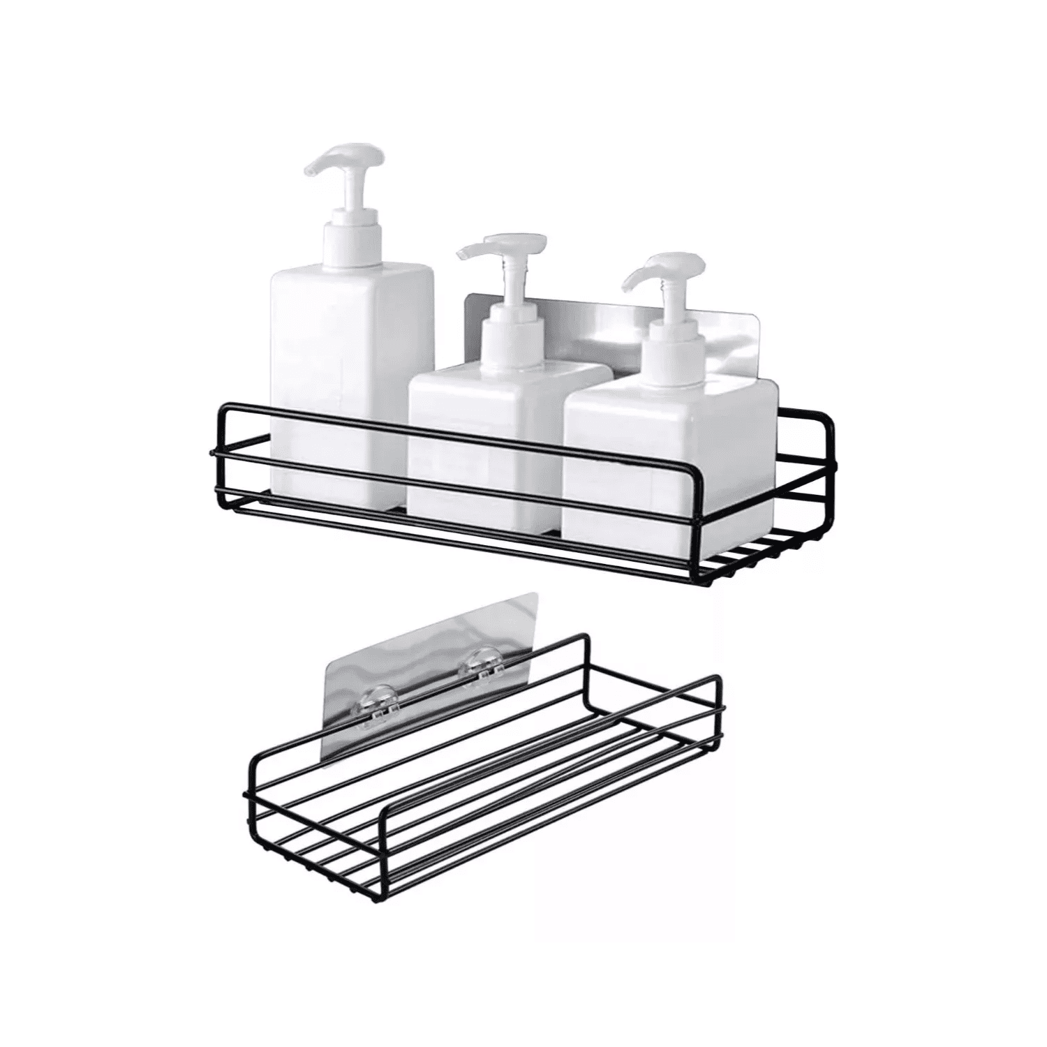 Importclick - Organizador Ducha Repisa Metal Incluye Adhesivo Inoxidable