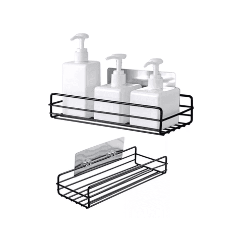 Importclick - Organizador Ducha Repisa Metal Incluye Adhesivo Inoxidable