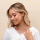thumbnail image 2 of Collar HESHPAWS 14K Gold Plated Crystal Cubic Zirconia Dainty Choker 1.5 ct, 2 of 3