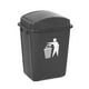 thumbnail image 1 of Basurero 30 Litros Tapa Vaiven - Gris Oscuro, 1 of 2