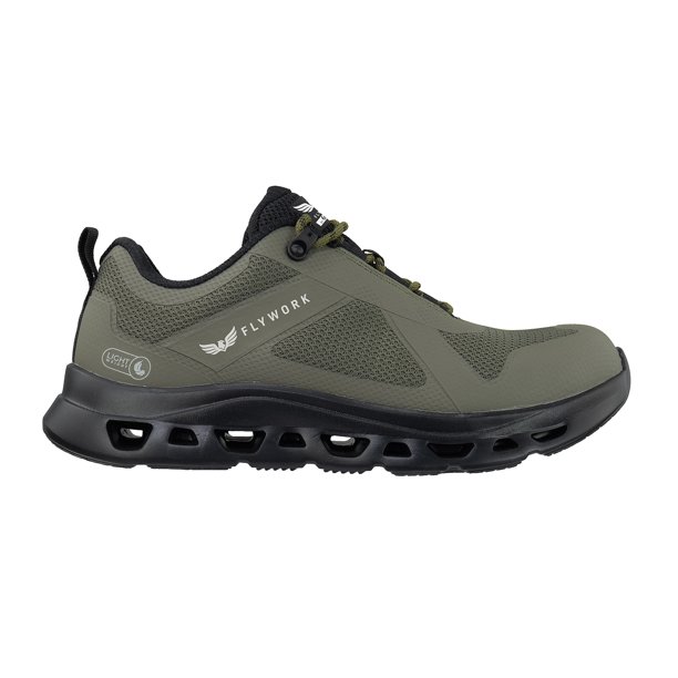 ZAPATILLA DE TRABAJO EDBK FLY WORK LOW DK GREEN BLACK