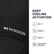 thumbnail image 3 of Gorro refrigerante MISSION UPF Performance unisex, talla única, negro, 3 of 7