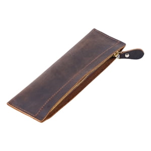 Bothyi - Bolso De Pu Clásico Con Cremallera, Estuche Para Lápices, Para Estudiantes, Viajes, Oficina, Café