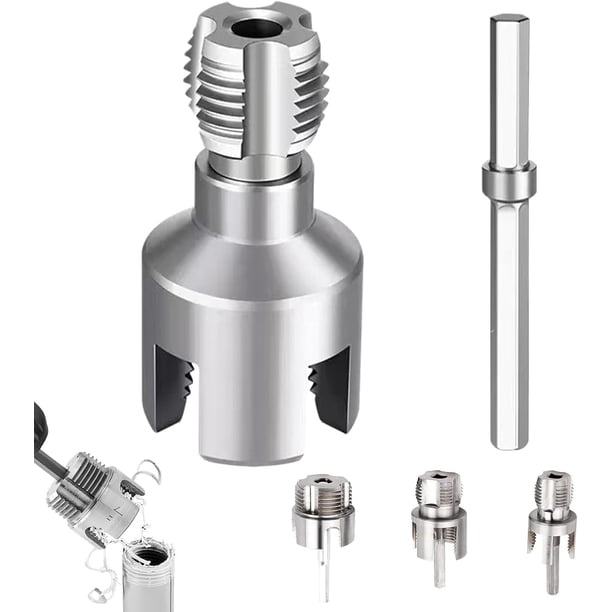 Terraja tubos 4 en 1 para 1/2" 3/4" 1" PVC integrado interior exterior