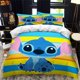 thumbnail image 1 of v2733 Bed Sheets Stitch Bedding Set Star Baby Cartoon Duvet Cover Pillow Case Double Comfort / Piece Set, Home Bedroom Decoration 3-Piece Bedding Set (1 Duvet Cover + 2 Pillow Shams) Bed Sheets ju2733, 1 of 5