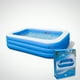 thumbnail image 1 of Piscina Inflable Rectangular 210x140x60 CM Color Azul, 1 of 9