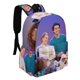 thumbnail image 2 of El Cuarto Verde de Julie-theme Backpack, Campus style schoolbag Bookbag with Adjustable Shoulder Straps And Large Zip Compartment, Unisex Travel Bags.42x30x15cm, 2 of 6