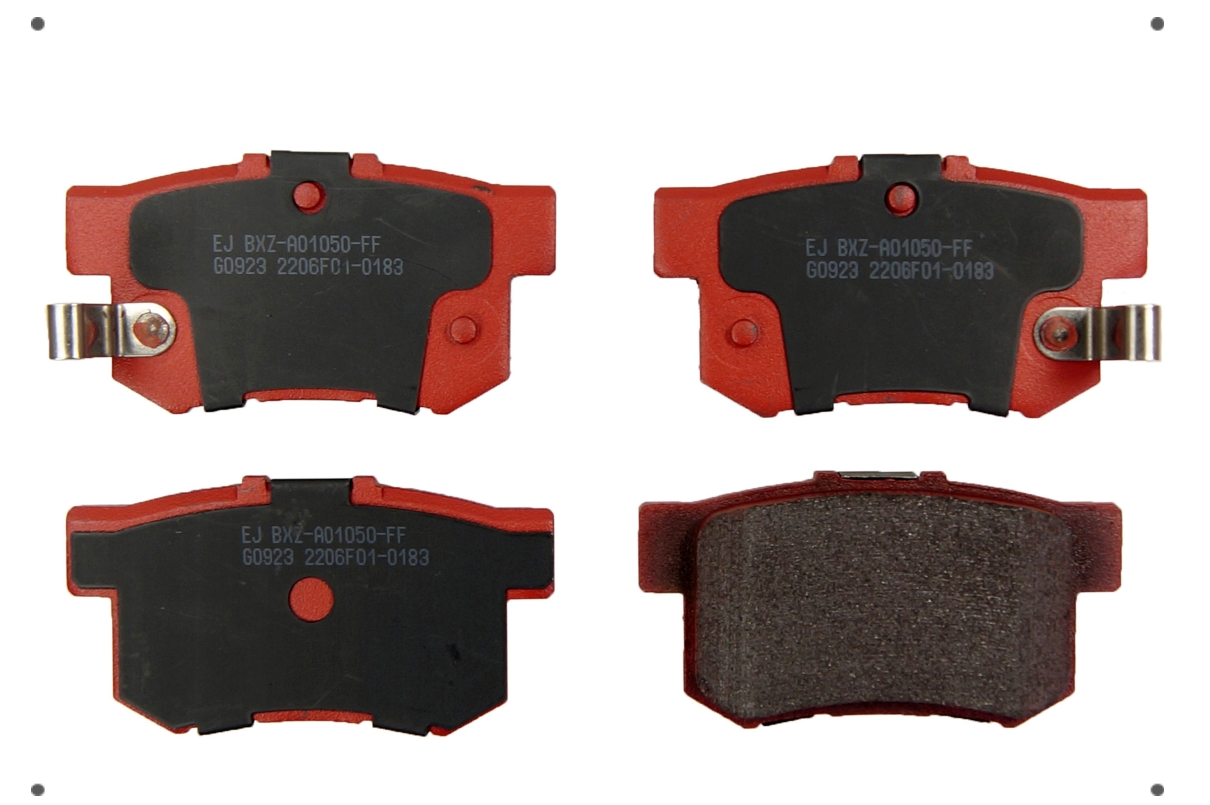 Ital Brakes Pm - Set Pastillas Frenos Traseras Para Honda Accord Vii 2003 2007