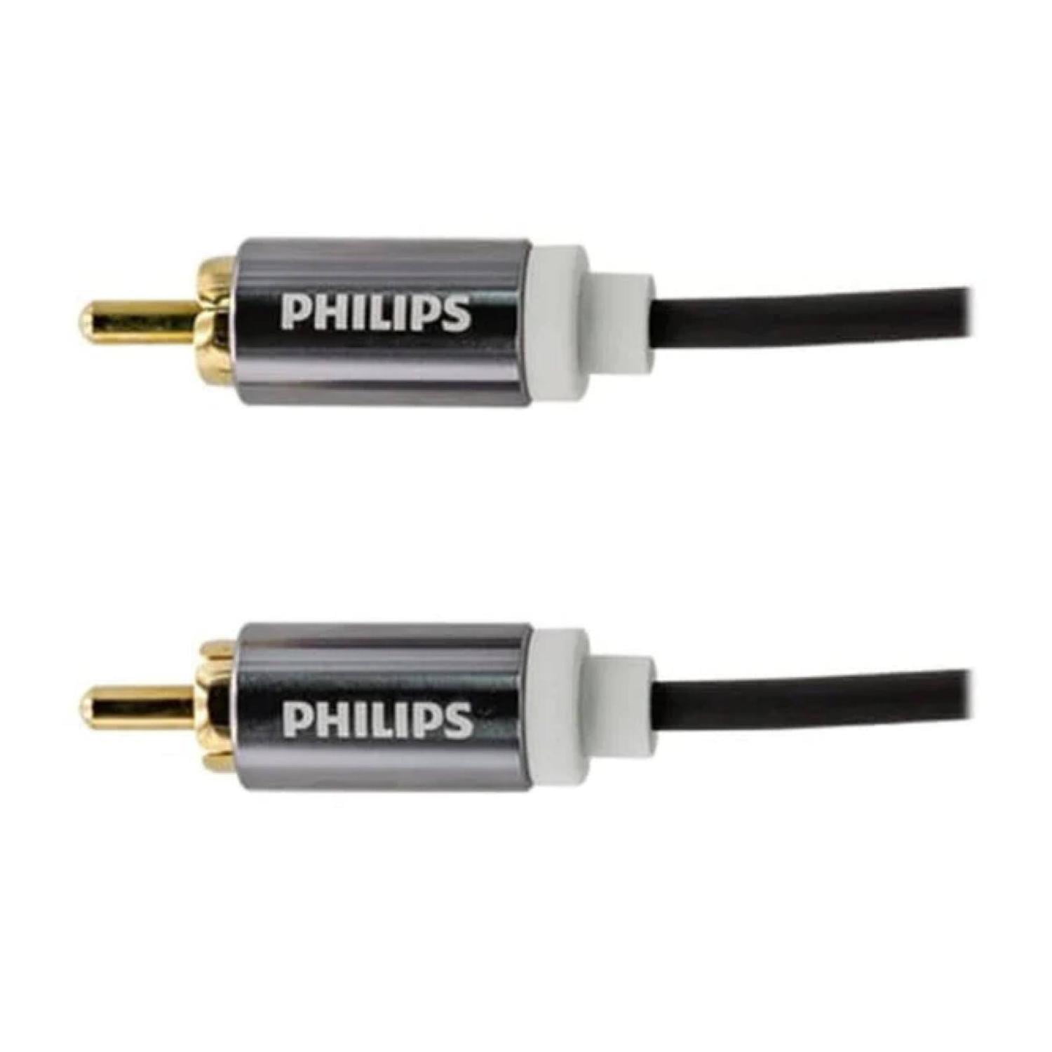 Philips - Cable Auxiliar De Audio Jack 3.5 A Jack 3.5 Pd 2mts