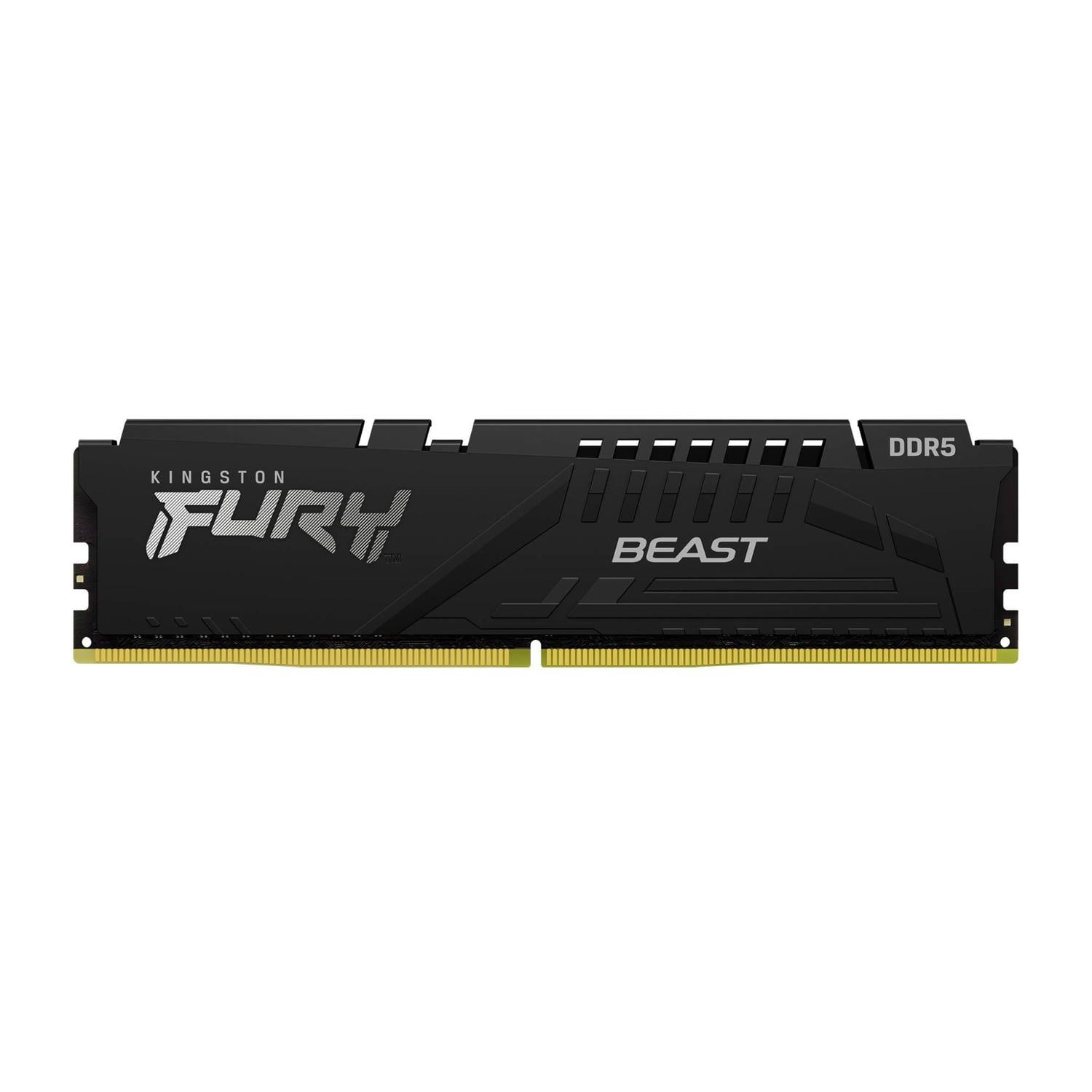 Kingston - Memoria Ram Fury Beast Black 8 Gb Ddr5 5600 Mhz Negro Talla Única
