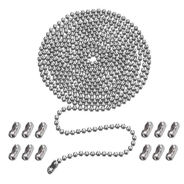 Cadena de tracción para ventilador de techo SmotecQ, 3 m, resistente a la corrosión, cobre