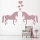 thumbnail image 2 of Decomural Unicorn Love Fairytale WS-46737, 2 of 2